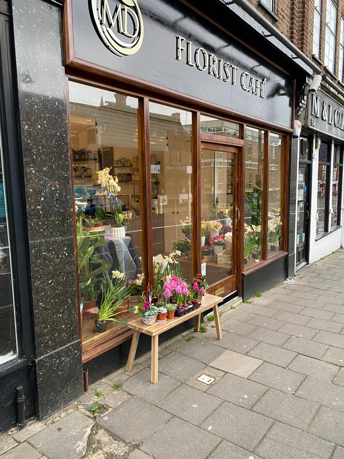 Boutique Cafe Florist in Crouch End Broadway N8 Bracewells
